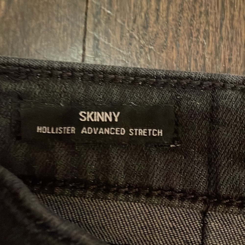 MENS HOLLISTER DISTRESSED SKINNY JEANS - Picture 5 of 6
